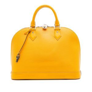 NEW Louis Vuitton Epi Alma PM Yellow One Size